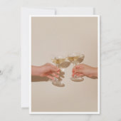 Invitation d'anniversaire minimaliste moderne (Dos)