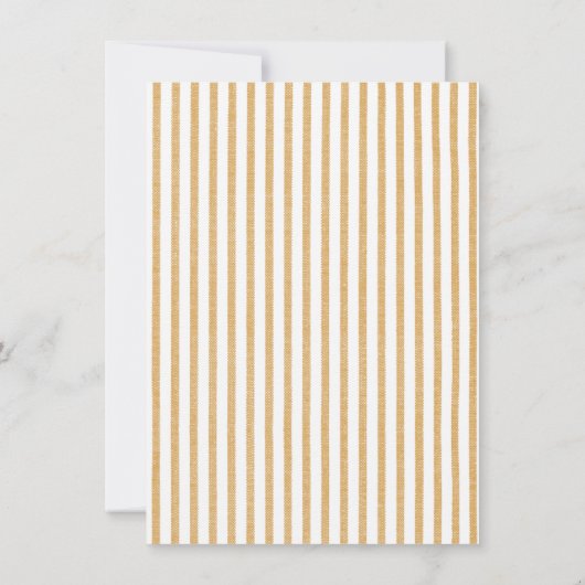 Invitation d'anniversaire minimaliste pour le cana (Dos)