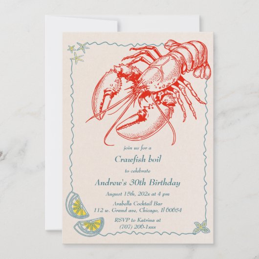 Invitation d'anniversaire modèle pour une fête d'é (Devant)