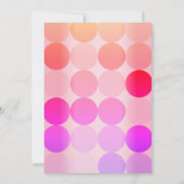 Invitation d'anniversaire moderne (Dos)