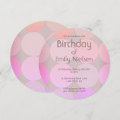 Invitation d'anniversaire moderne (Devant / Derrière)