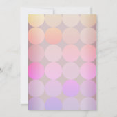 Invitation d'anniversaire moderne (Dos)