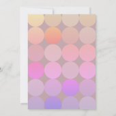 Invitation d'anniversaire moderne (Dos)