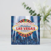 Invitation d'anniversaire moderne unique sur le pa (Debout devant)