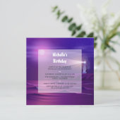 Invitation d'anniversaire nautique (Debout devant)