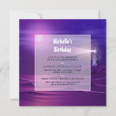 Invitation d'anniversaire nautique (Devant)