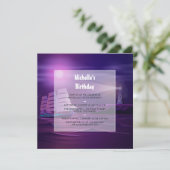 Invitation d'anniversaire nautique (Debout devant)