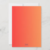 Invitation d'anniversaire Ninja (Dos)