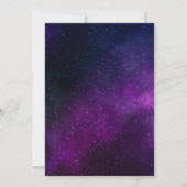 Invitation d'anniversaire Nuit sous les étoiles (Dos)