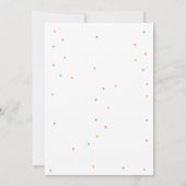 Invitation d'anniversaire | Numéro d'année personn (Dos)