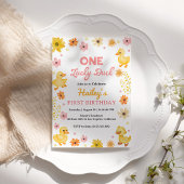 Invitation d'anniversaire One Lucky Duck