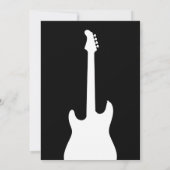 Invitation d'anniversaire One Rocks Guitar Pick 1è (Dos)