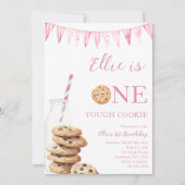Invitation d'anniversaire One Tough Cookie (Devant)