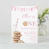 Invitation d'anniversaire One Tough Cookie (Debout devant)