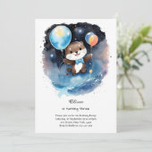 Invitation d'anniversaire Otter (Debout devant)