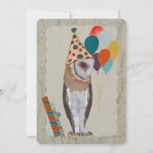 Invitation d'anniversaire OWL (Dos)
