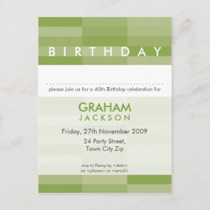 INVITATION D'ANNIVERSAIRE : : panneau
