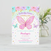 Invitation d'anniversaire papillon (Debout devant)