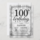 Invitation d'anniversaire Parties scintillant d'ar (Devant)