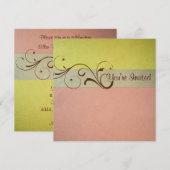 Invitation d'anniversaire Pastel (Devant / Derrière)