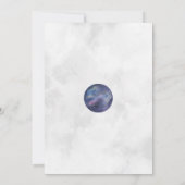 Invitation d'anniversaire Pastel Space (Dos)