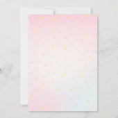 Invitation d'anniversaire Pastel Sweets Candy (Dos)