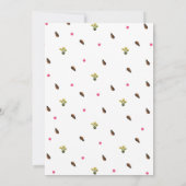 Invitation d'anniversaire pastèque Une fille uniqu (Dos)