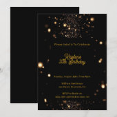 Invitation d'anniversaire personnalisable (Devant / Derrière)