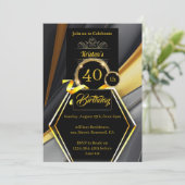 Invitation d'anniversaire personnalisable (Debout devant)