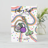 Invitation d'anniversaire personnalisable (Debout devant)