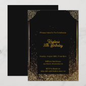 Invitation d'anniversaire personnalisable (Devant / Derrière)
