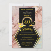 Invitation d'anniversaire personnalisable (Devant)