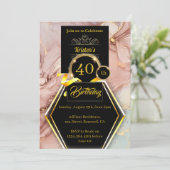 Invitation d'anniversaire personnalisable (Debout devant)