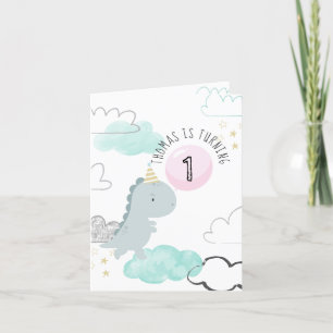 Invitation d'anniversaire personnalisable de dinos