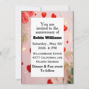 Invitation d'anniversaire personnalisable Modifi