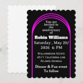 Invitation d'anniversaire personnalisable | Modifi (Devant / Derrière)