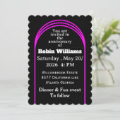 Invitation d'anniversaire personnalisable | Modifi (Debout devant)