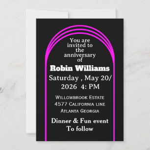 Invitation d'anniversaire personnalisable Modifi