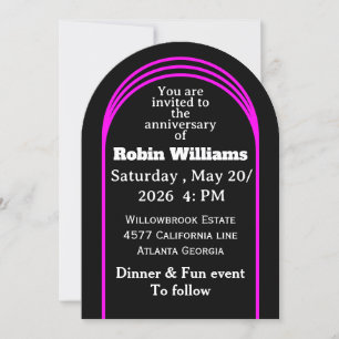 Invitation d'anniversaire personnalisable Modifi