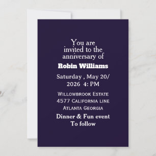 Invitation d'anniversaire personnalisable Modifi