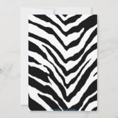 Invitation d'anniversaire personnalisée (Dos)