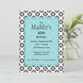 Invitation d'anniversaire personnalisée (Debout devant)