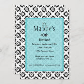 Invitation d'anniversaire personnalisée (Devant / Derrière)