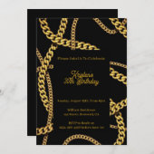 Invitation d'anniversaire personnalisée (Devant / Derrière)