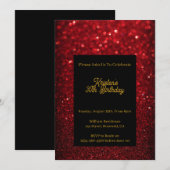 Invitation d'anniversaire personnalisée (Devant / Derrière)