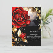 Invitation d'anniversaire personnalisée (Debout devant)