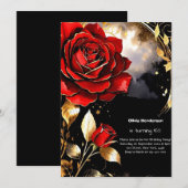 Invitation d'anniversaire personnalisée (Devant / Derrière)