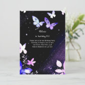 Invitation d'anniversaire personnalisée (Debout devant)