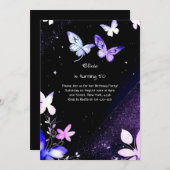 Invitation d'anniversaire personnalisée (Devant / Derrière)