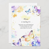 Invitation d'anniversaire personnalisée (Devant / Derrière)